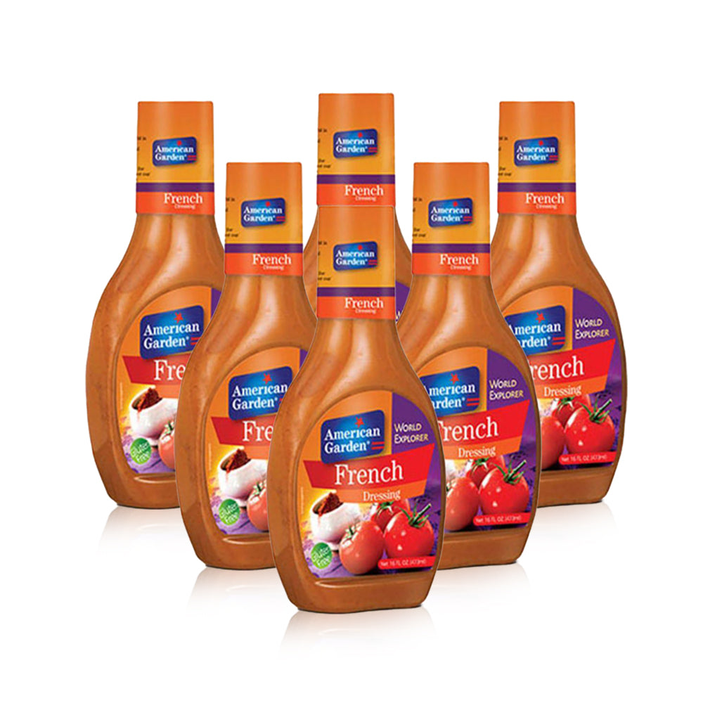 American Garden French Dressing 473 ml (Pack of 6)