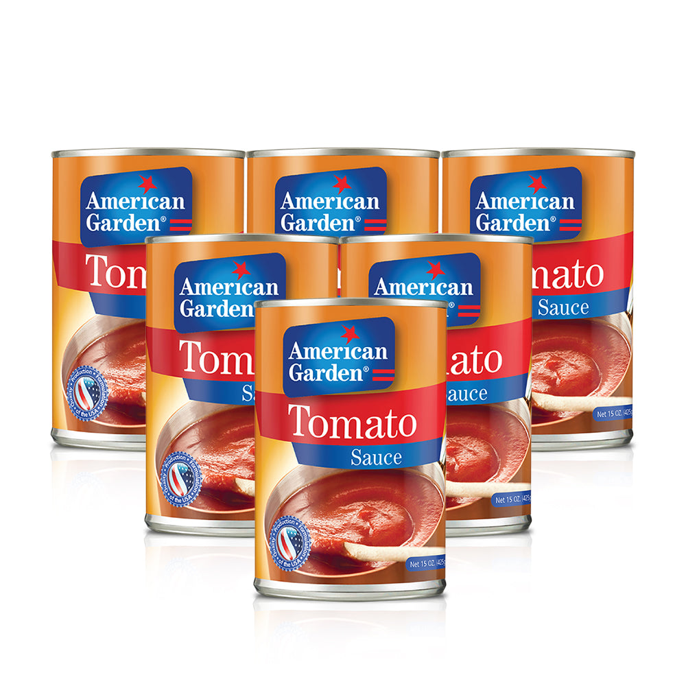 American Garden Tomato Puree 425g - (Pack of 6)