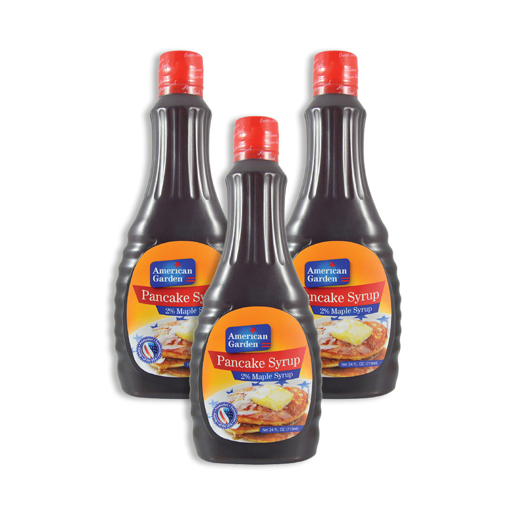 American Garden Pancake Syrup 710ml - (Pack of 3)