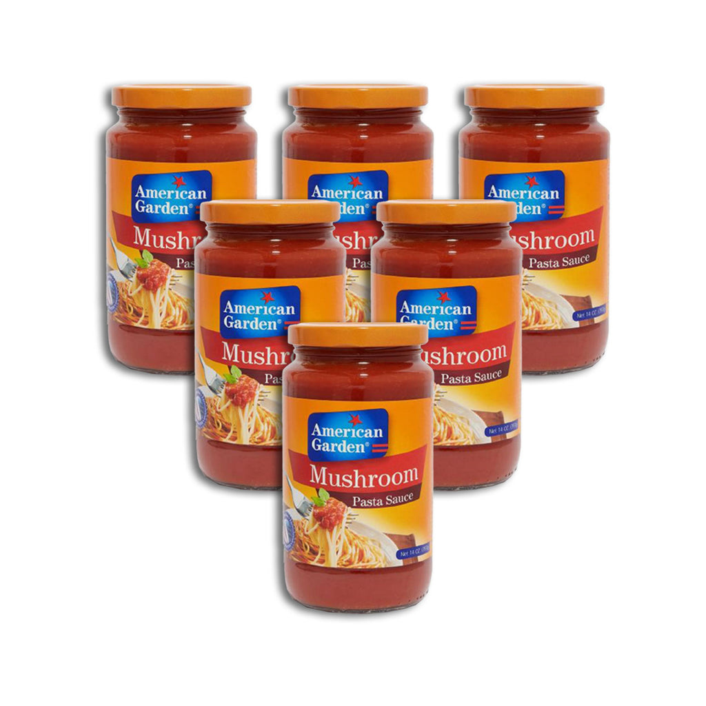 American Garden Pasta Sauce Mushroom 397g (Pack of 6)