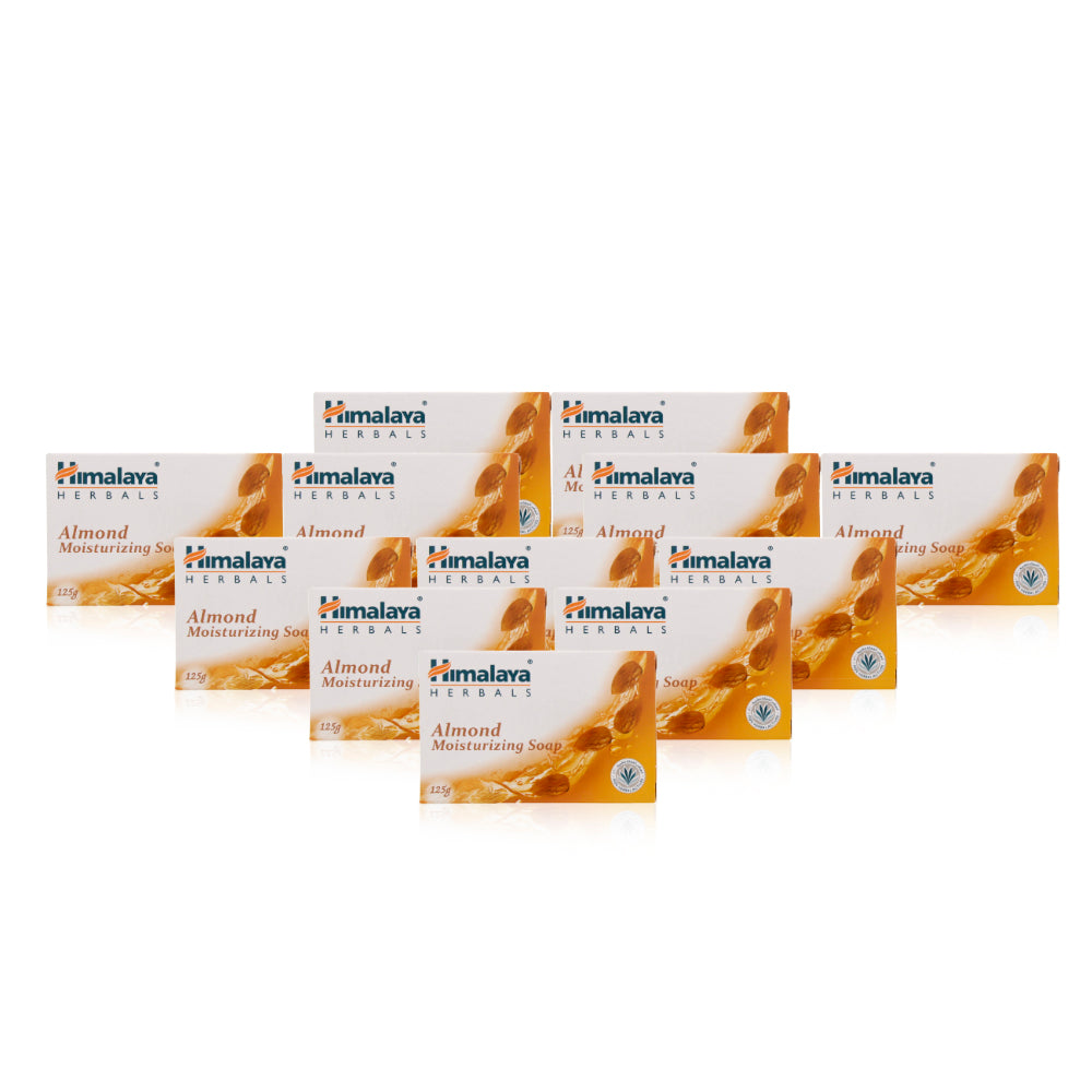 Himalaya Almond Moisturizing Soap 125g (Pack of 12)