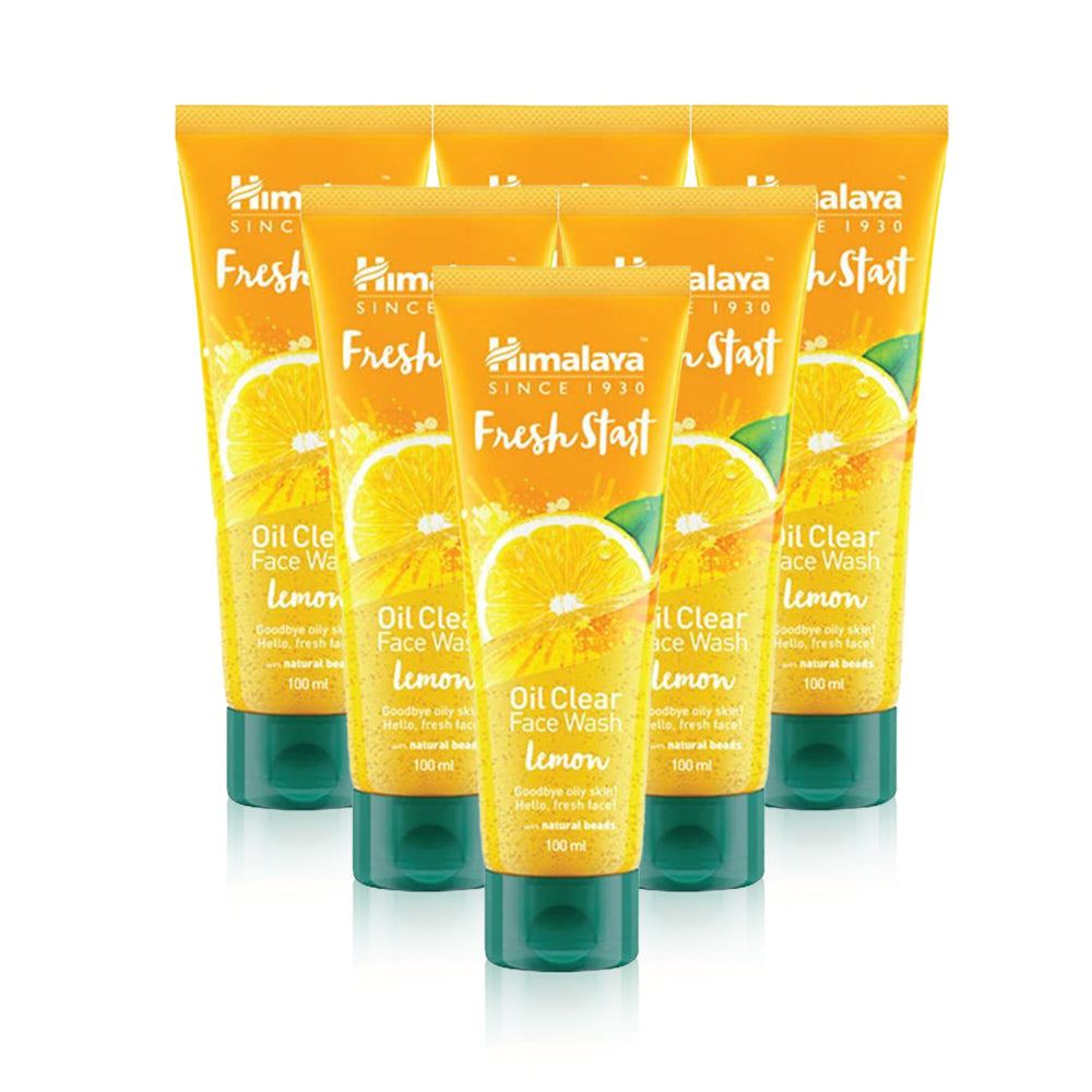 Himalaya Oil Clear Face Wash Lemon 100ml - (Pack of 6)