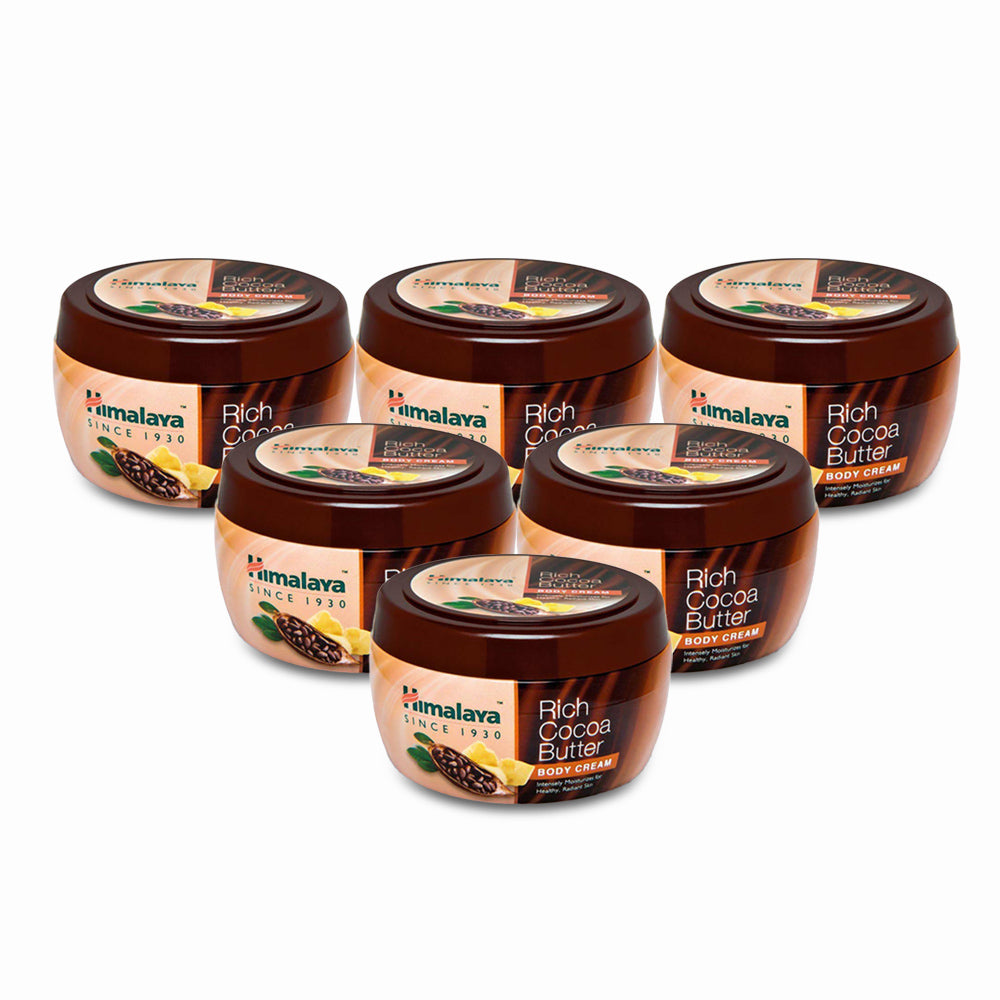Himalaya Rich Cocoa Butter Body Cream 200ml - Pack Of 6 Pieces