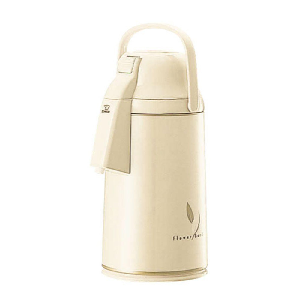 Zojirushi Glass Lined Vacuum Insulated Air Pot Beige 2.2 litres