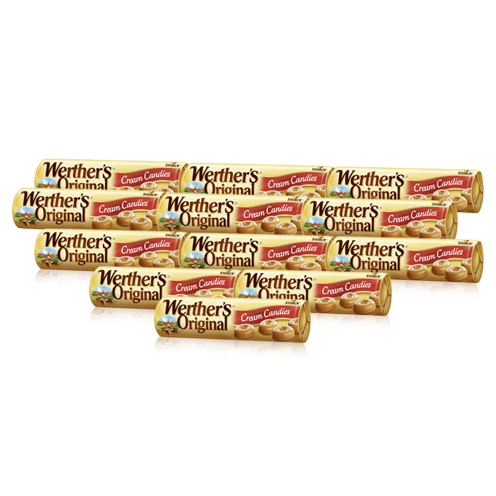 Storck Werthers Original Cream Candy Roll   50g - (Pack of 24)