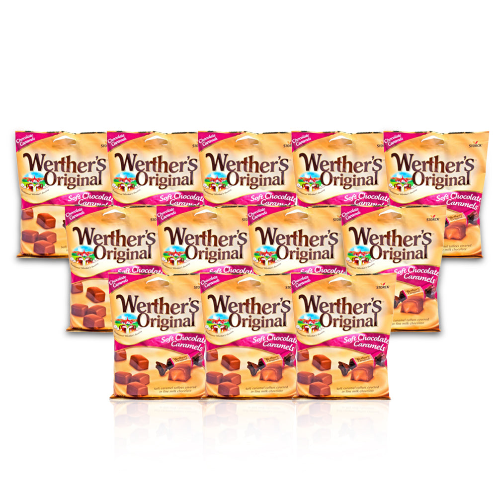Storck Werthers Original Coffee Flavoured Candy Pouch  125g - (Pack of 12)