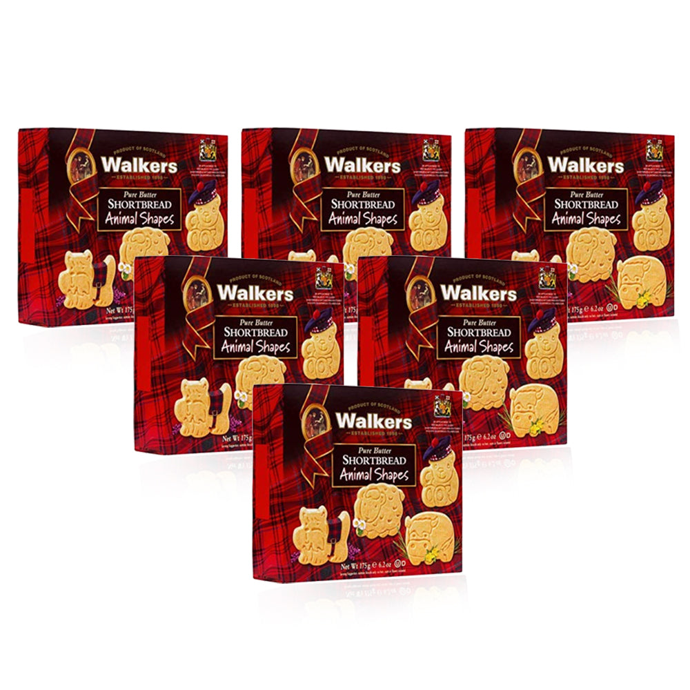 Walkers Animal Shapes 175G (Pack Of 6)