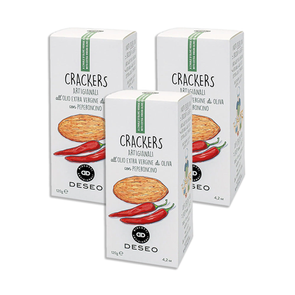 Deseo Crackers Chili Pepper 120g