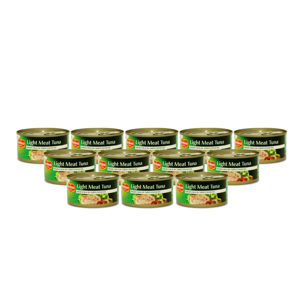Del Monte Light Meat Tuna In Oil 185g (Pack of 12)