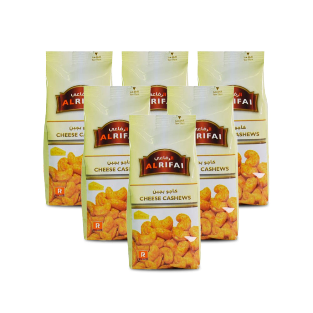 Al Rifai Cheese Cashews 160g (Pack of 6)