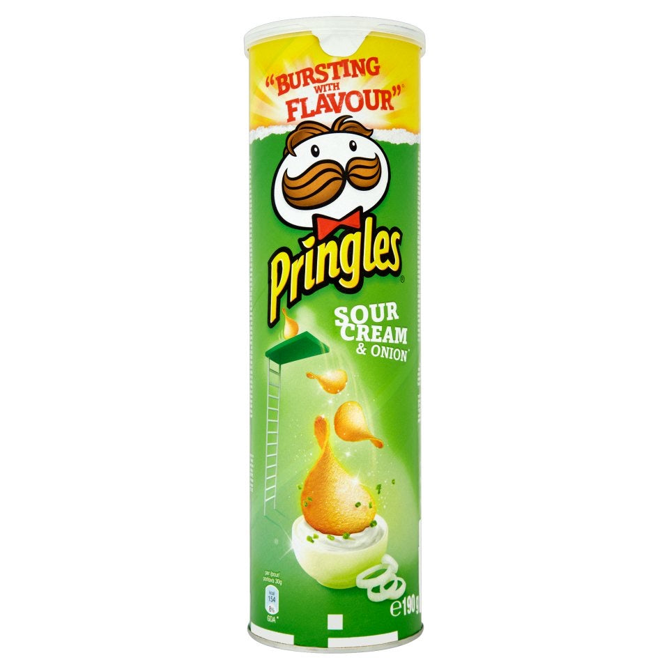 Pringles Sour Cream Potato Chips 165g ( Pack of 6 Pieces ) - Billjumla.com