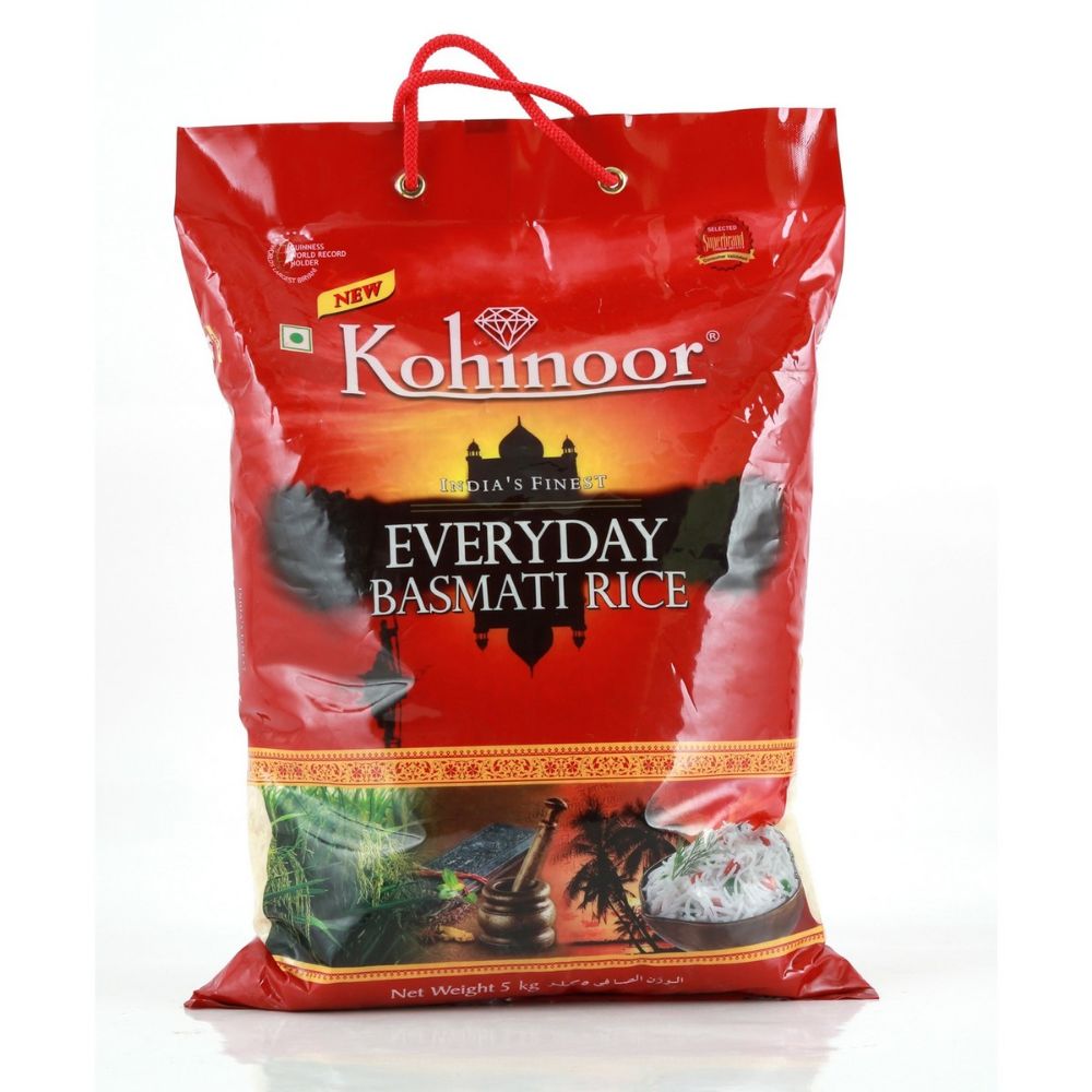 Kohinoor Everyday Basmati Rice 5Kg - (Pack Of 4)