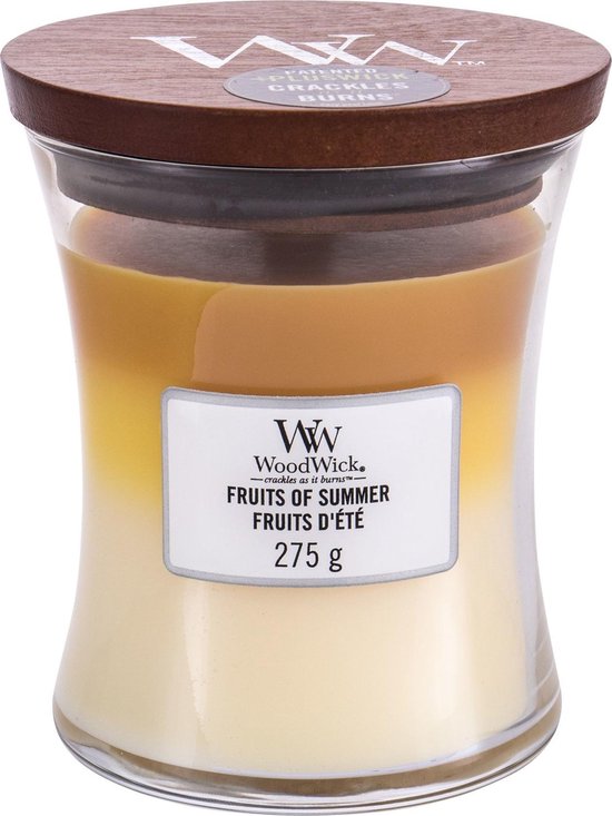 WoodWick Medium Trilogy - Fruits Of Summer (Pack of 2)
