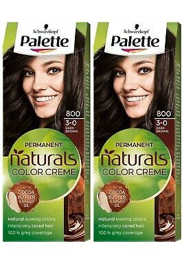 Palette Naturals Color Cream 3-0 Dark Brown (Pack of 4)