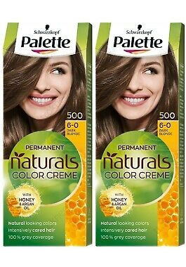 Palette Naturals Color Cream 6-0 Dark Blonde (Pack of 4)