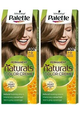 Palette Naturals Color Cream 7-0 Medium Blonde (Pack of 4)