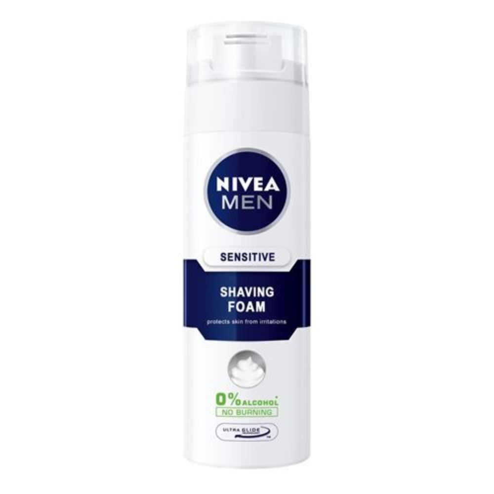Nivea Men Sensitive Shaving Foam 200ml - (Pack Of 6) - Billjumla.com