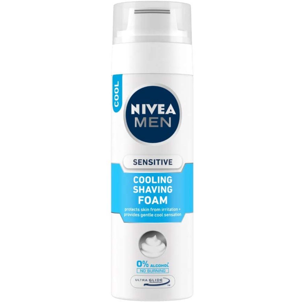 Nivea Men Sensitive Cool Shaving Foam 200ml  - (Pack Of 6) - Billjumla.com