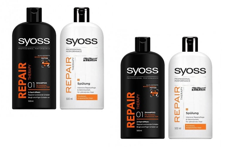 Syoss Shampoo Repair + Conditioner 500 Ml Twinpack - (Pack of 2 - Total 4 Pieces)