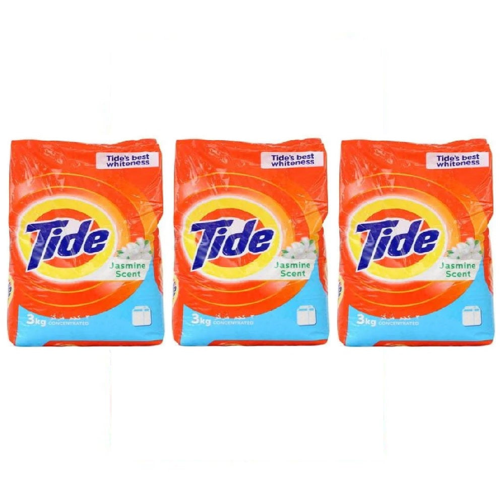 Tide Powder With Jasmine 3Kg (Pack Of 3)